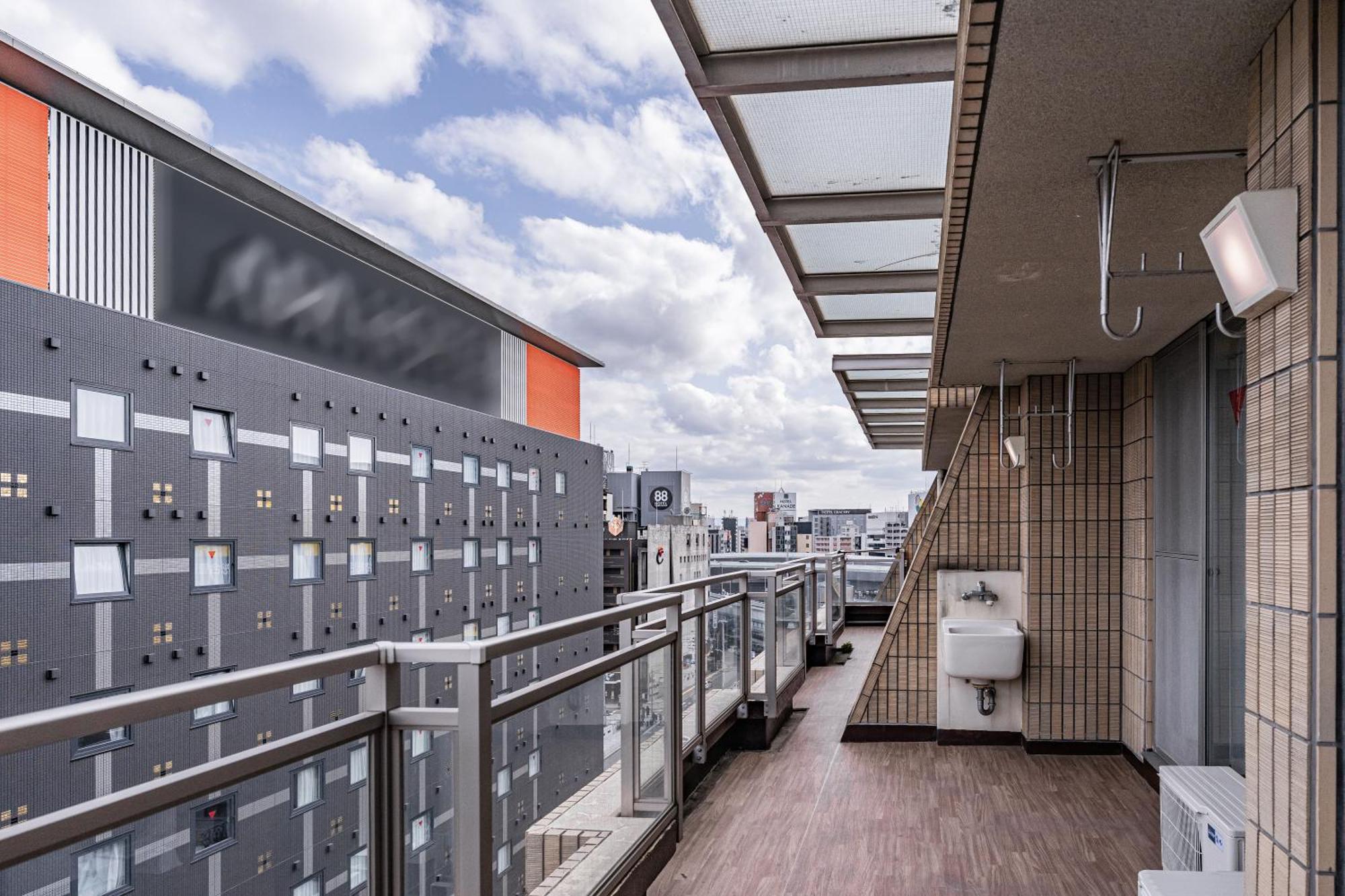 Apartment Hotel 11 Shinsaibashi Amemura Ōsaka Exterior foto